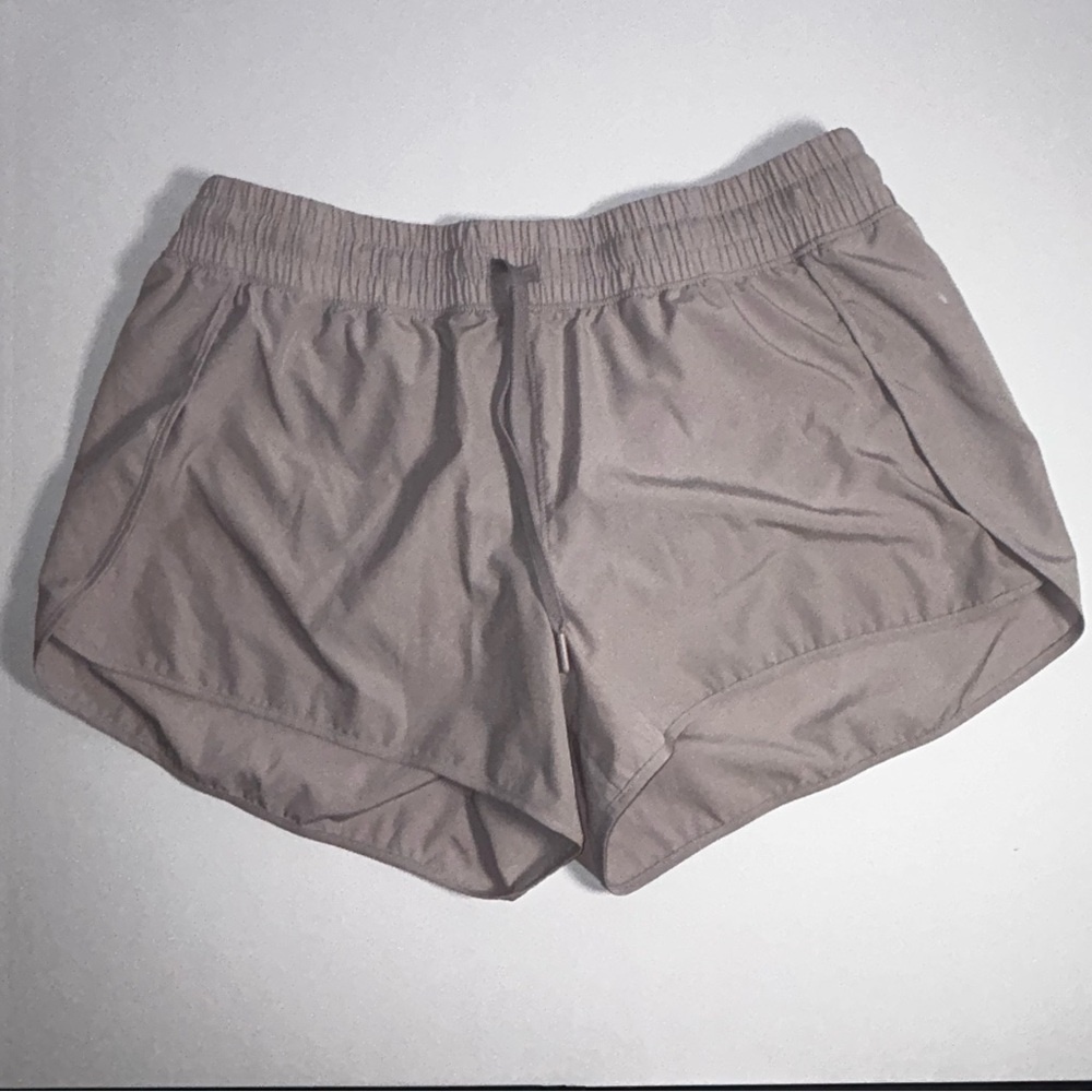 90 Degree By Reflex Women's Athletic Shorts in‎ grey / tan XL